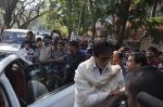 Amitabh Bachchan voting at Jamnabai School in Mumbai on 24th April 2014
